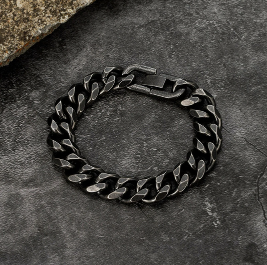 Brutalism's cuba link bracelet
